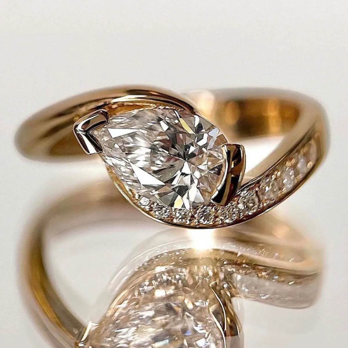 1.5 Carat Moissanite 925 Sterling Silver Ring - ELY VESSA LLC