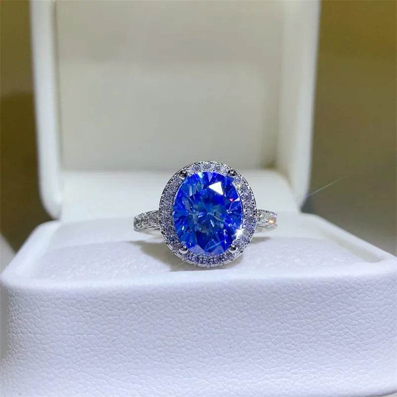 5 Carat Moissanite 925 Sterling Silver Ring - ELY VESSA LLC