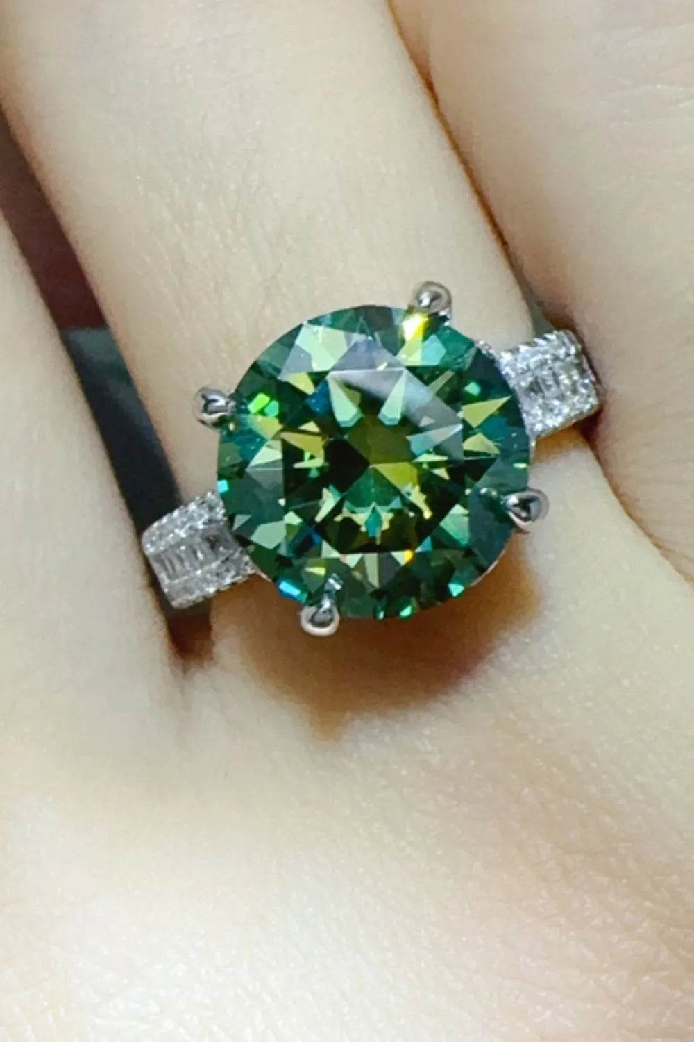 5 Carat Moissanite 925 Sterling Silver Ring - ELY VESSA LLC