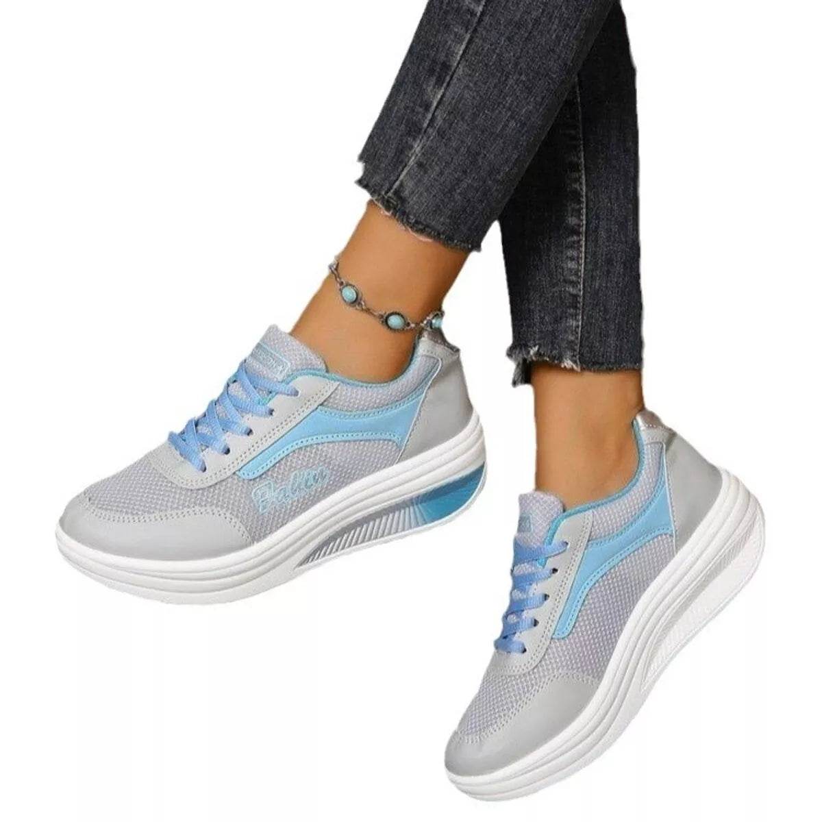 Round Toe Platform Athletic - ELY VESSA LLC