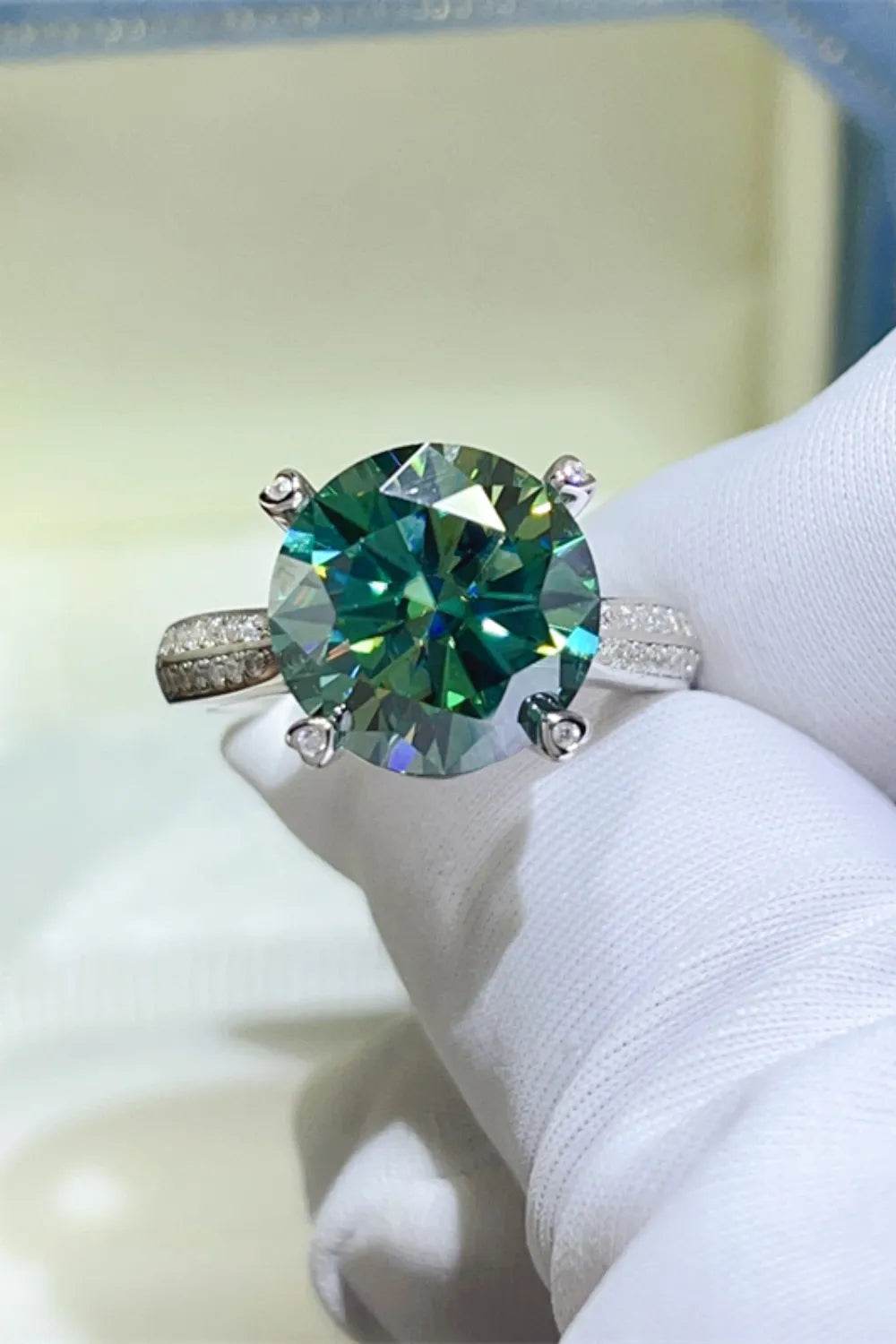 5 Carat Moissanite 925 Sterling Silver Ring - ELY VESSA LLC