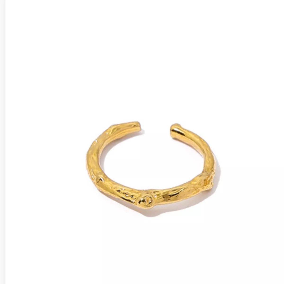 18K Gold-Plated Open Ring - ELY VESSA LLC