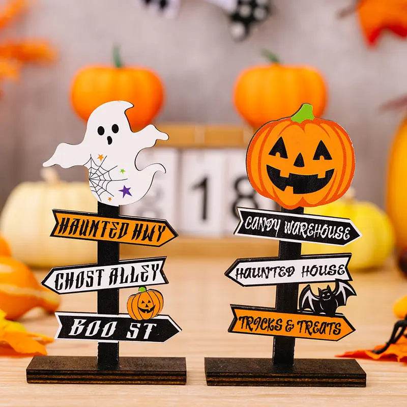 2-Piece Halloween Element Decor Ornaments - ELY VESSA LLC