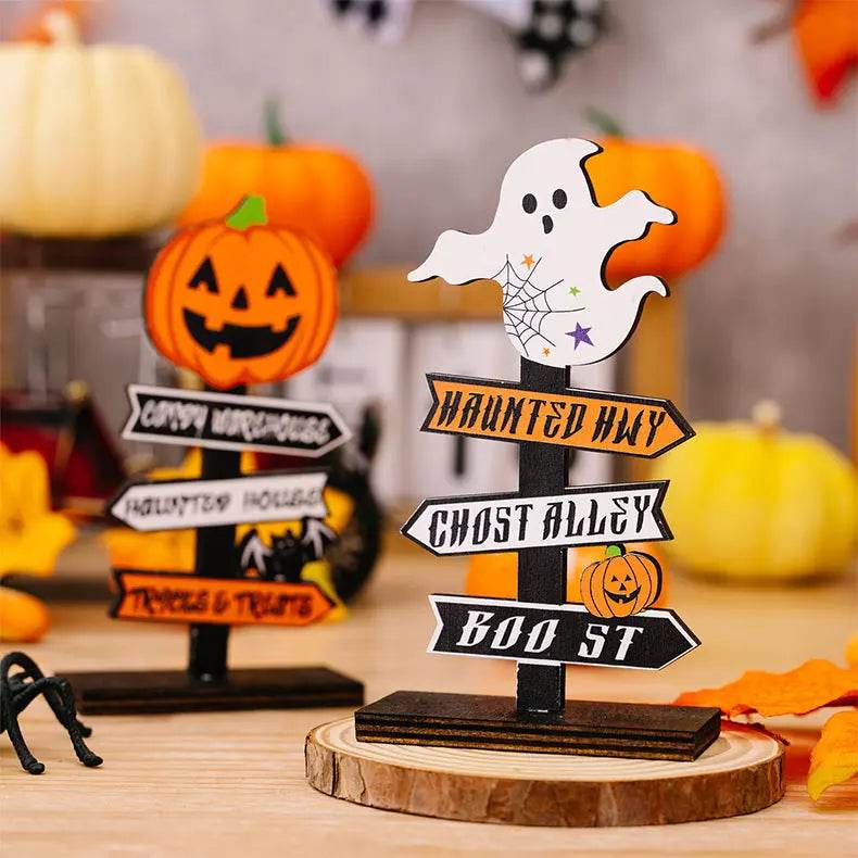 2-Piece Halloween Element Decor Ornaments - ELY VESSA LLC