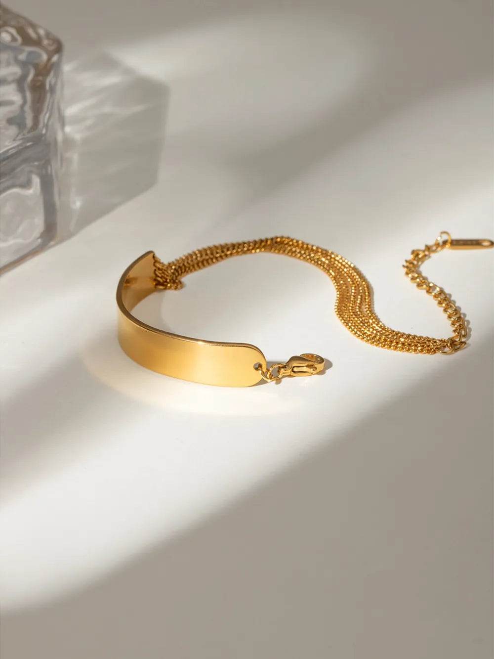 18K Gold-Plated Stainless Steel Bracelet - ELY VESSA LLC