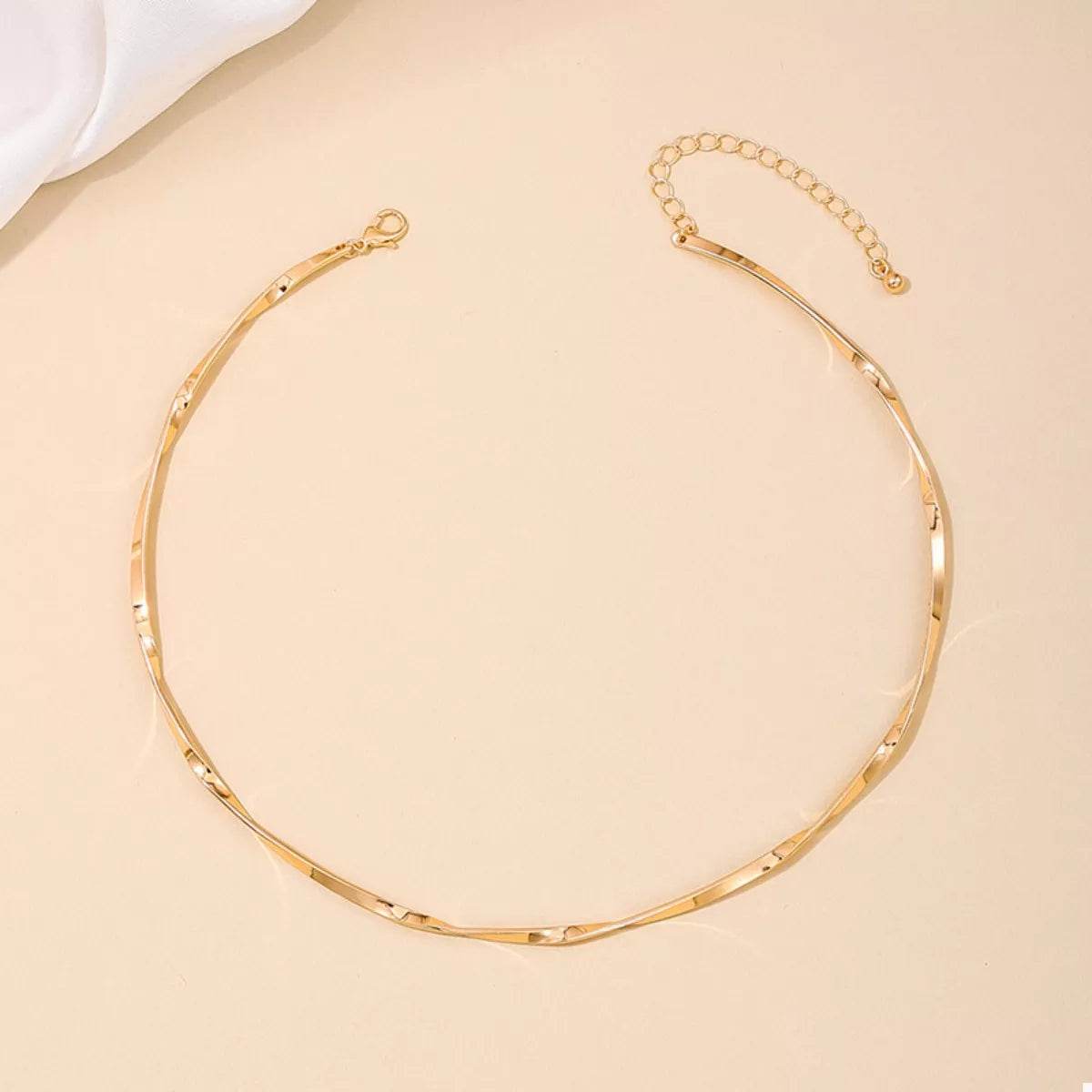 18K Gold-Plated Minimalist Necklace - ELY VESSA LLC