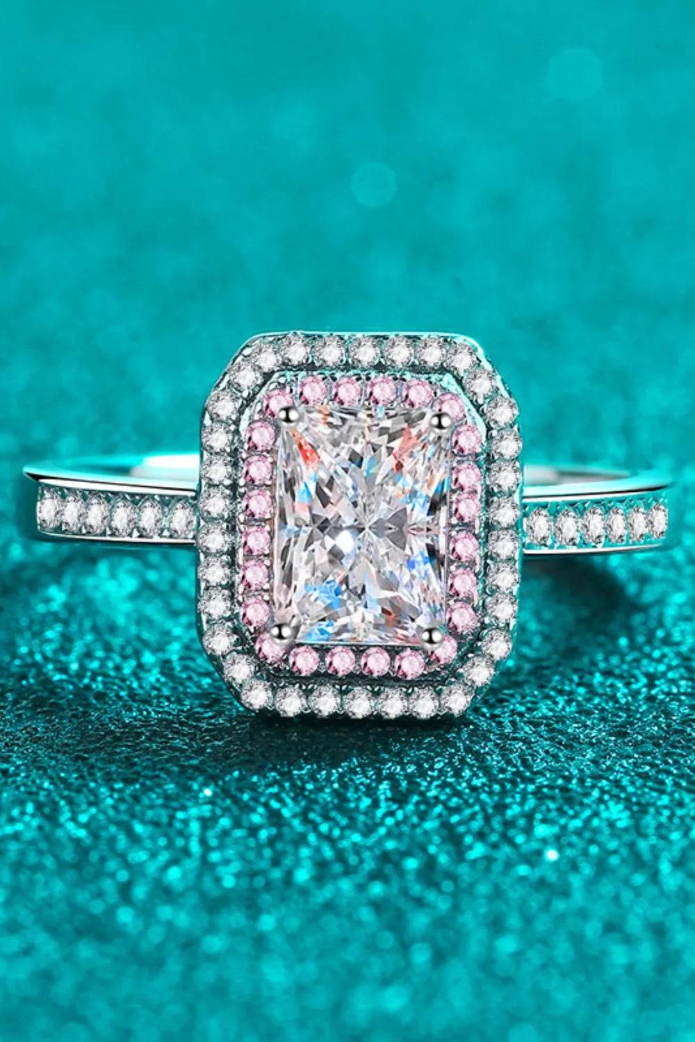 1 Carat Moissanite 925 Sterling Silver Ring - ELY VESSA LLC