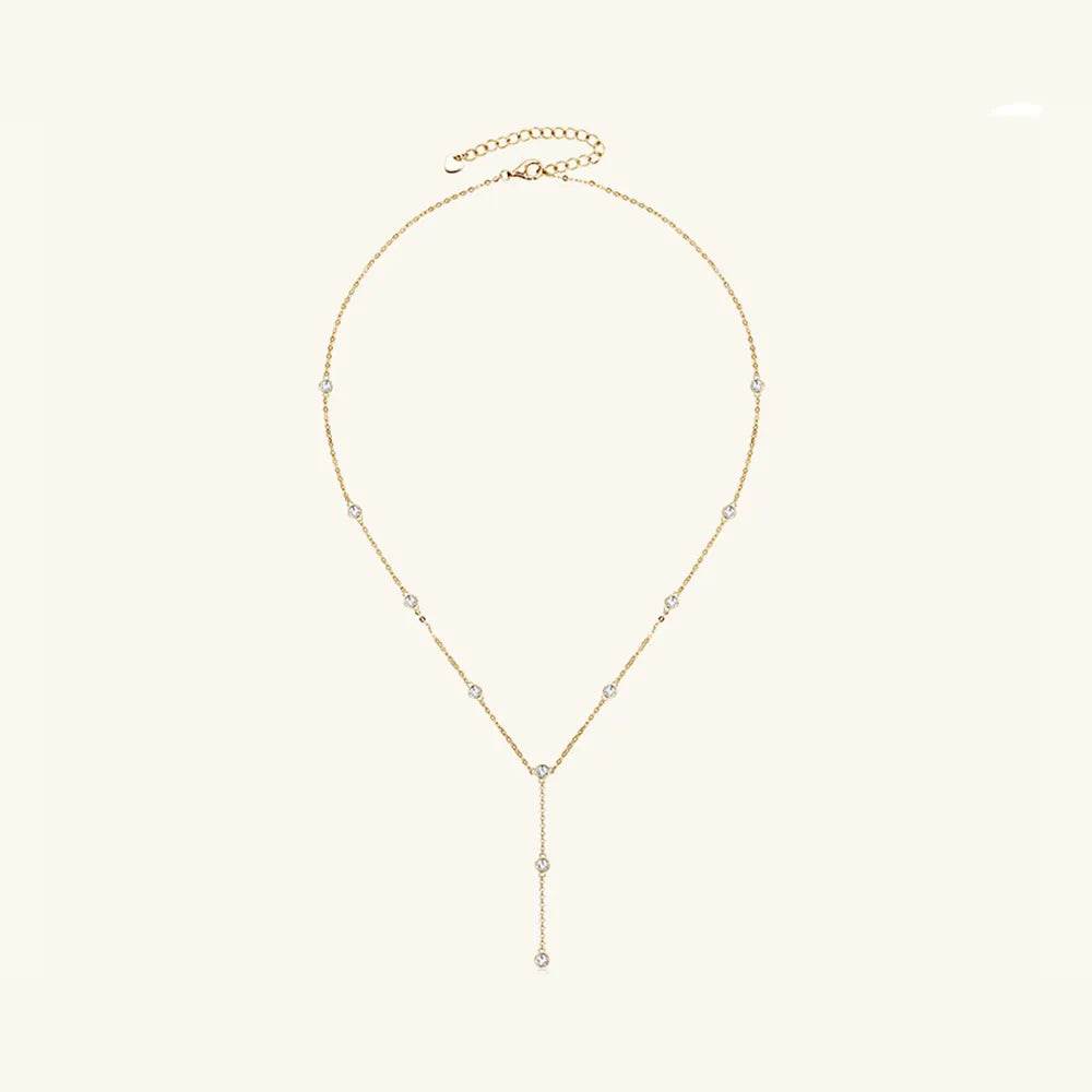 1.1 Carat Moissanite 925 Sterling Silver Necklace - ELY VESSA LLC
