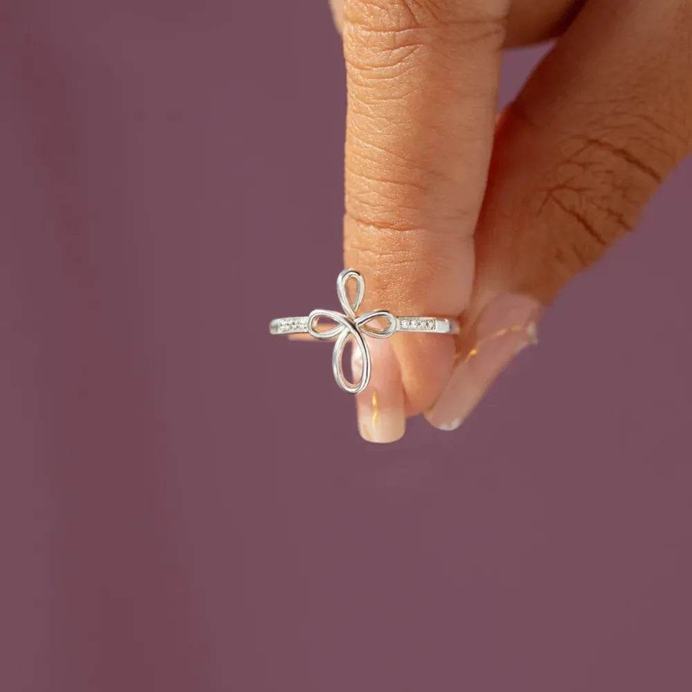 925 Sterling Silver Geometric Ring - ELY VESSA LLC