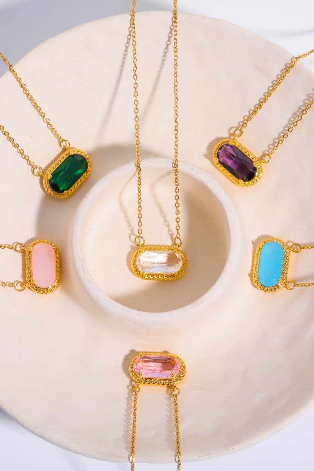 Copper 14K Gold-Plated Pendant Necklace - ELY VESSA LLC