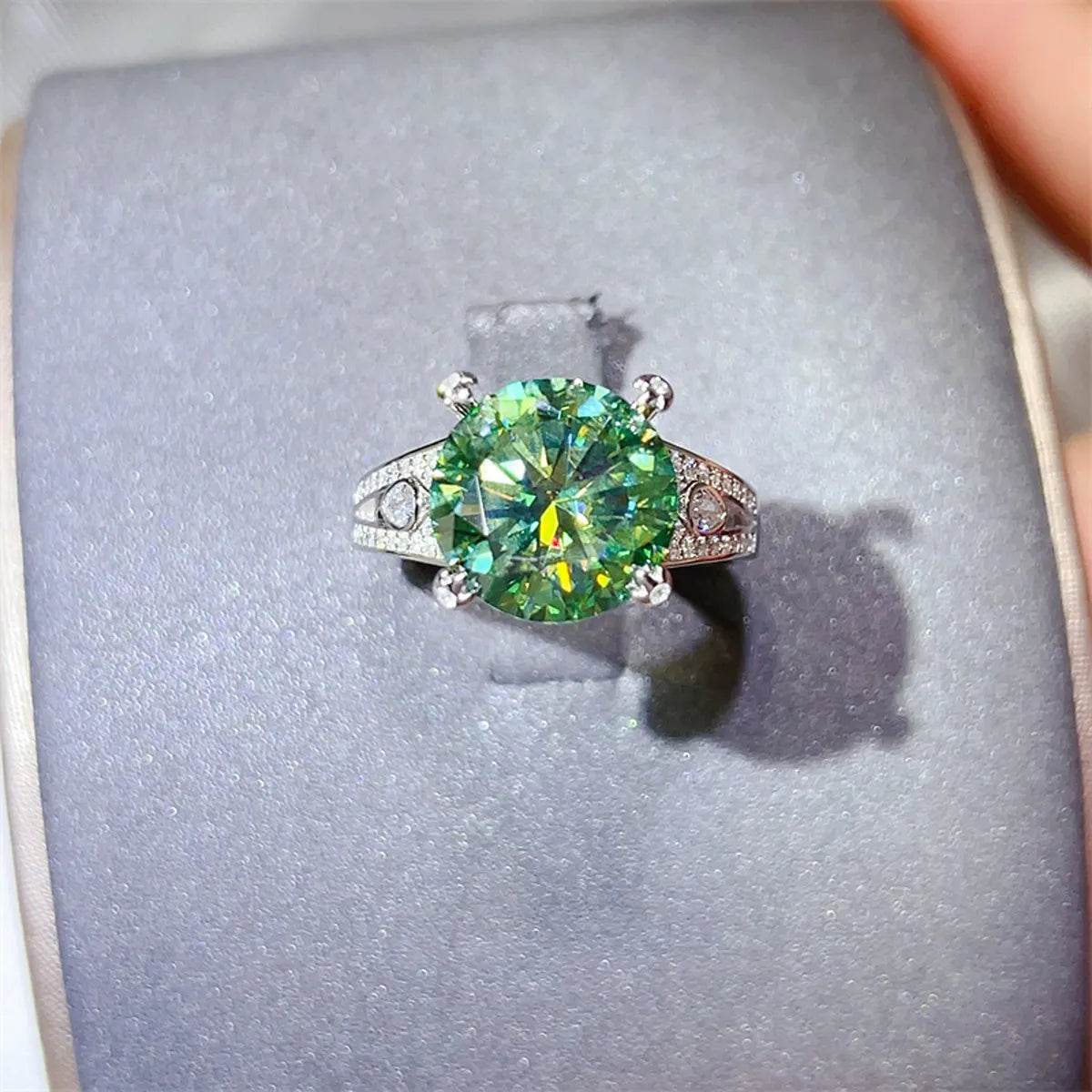5 Carat Moissanite 925 Sterling Silver Ring - ELY VESSA LLC