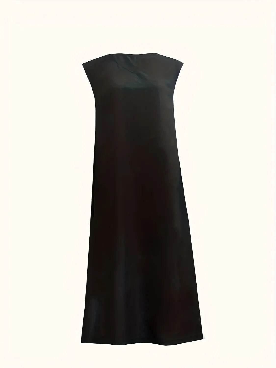 V-Neck Sleeveless Maxi Tank Dress - ELY VESSA LLC