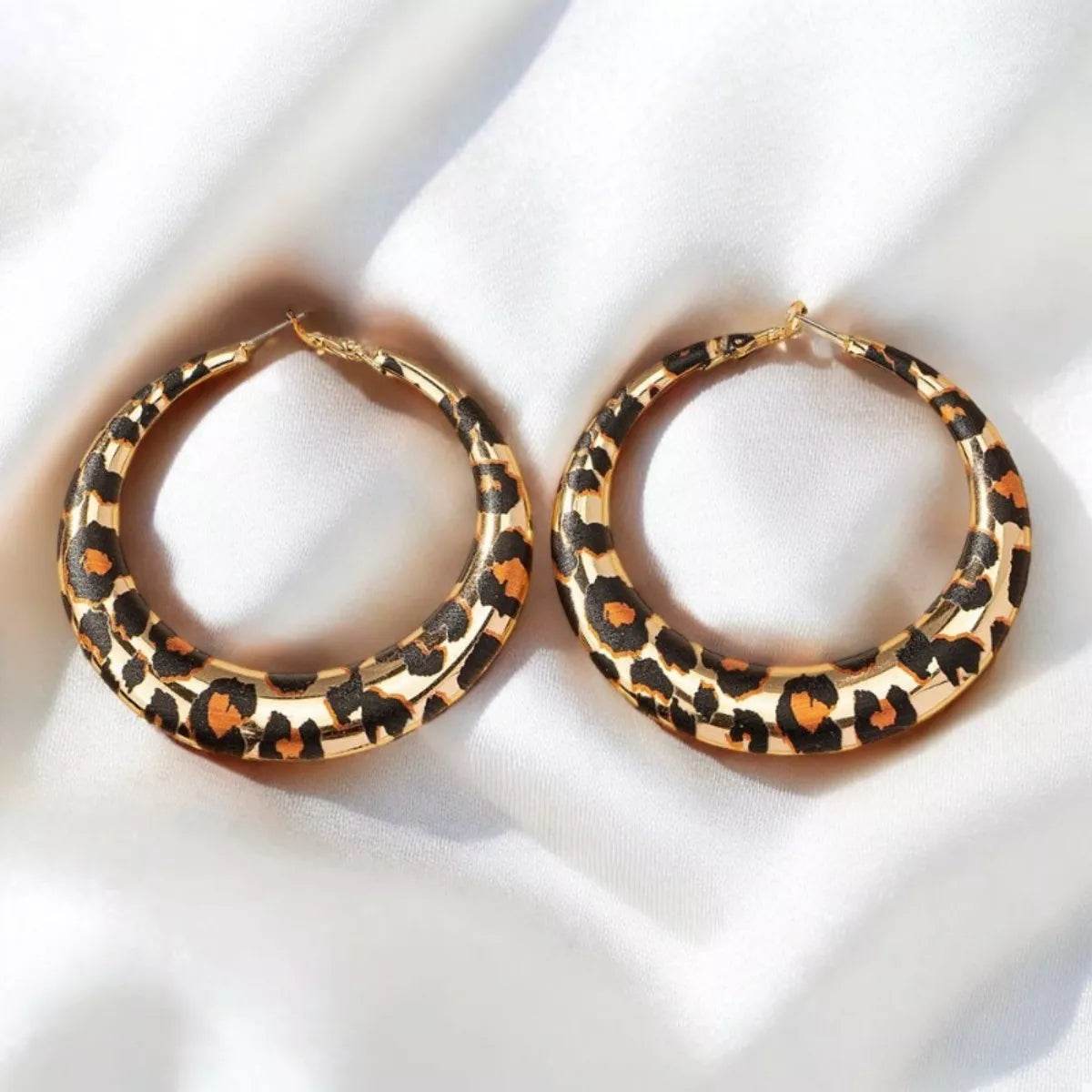 18K Gold-Plated Hoop Earrings - ELY VESSA LLC