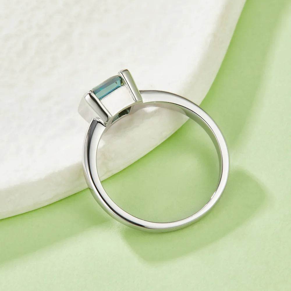 1 Carat Moissanite 925 Sterling Silver Ring - ELY VESSA LLC