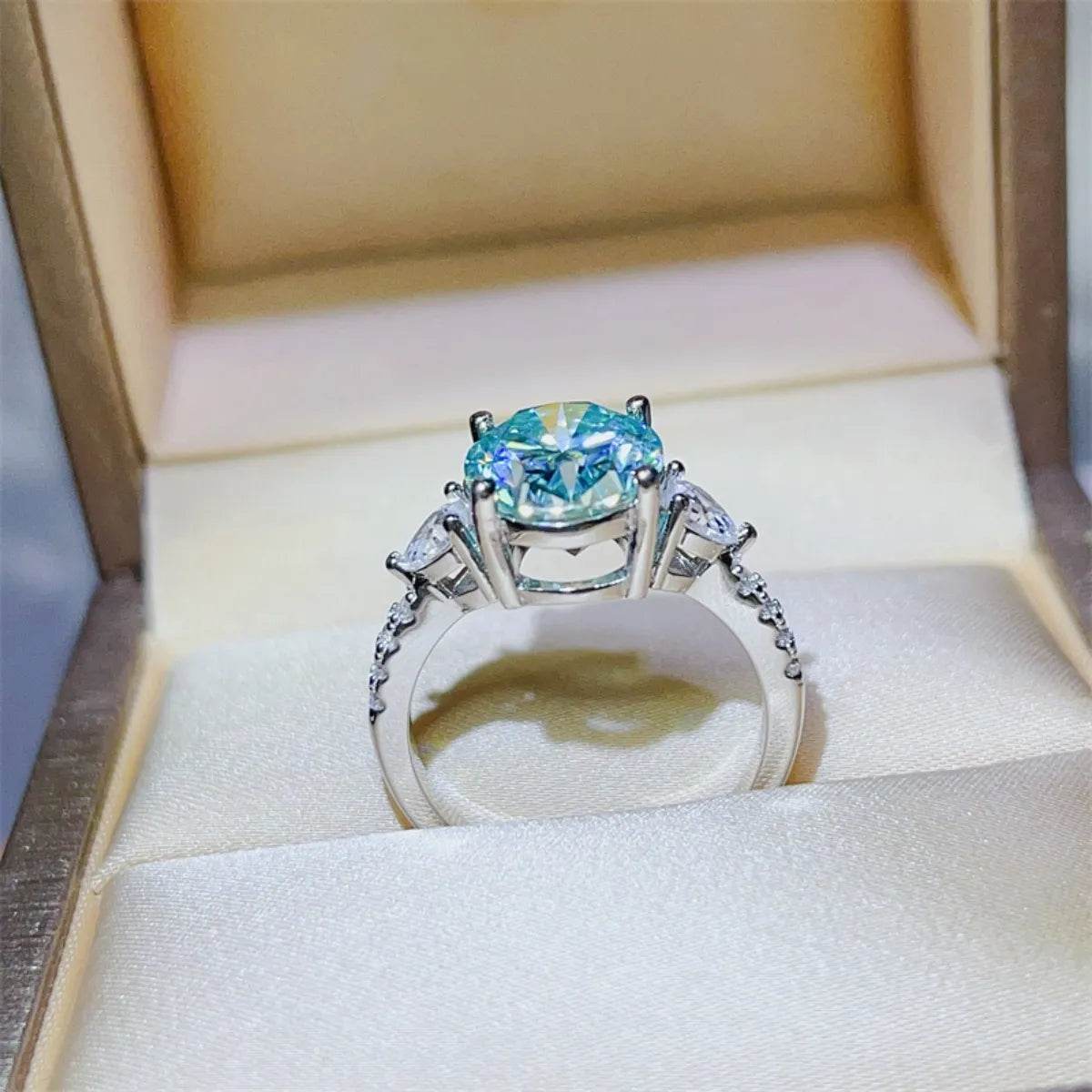 5 Carat Moissanite 925 Sterling Silver Ring - ELY VESSA LLC