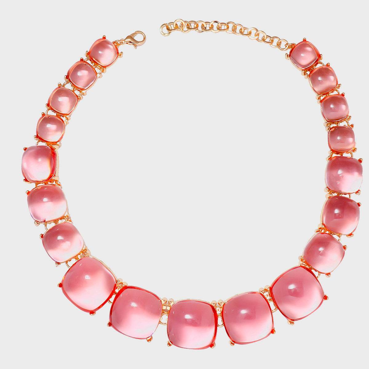 Alloy & Rhinestone Necklace - ELY VESSA LLC
