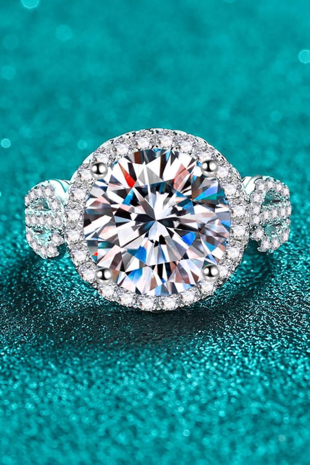 5 Carat Moissanite 925 Sterling Silver Ring - ELY VESSA LLC