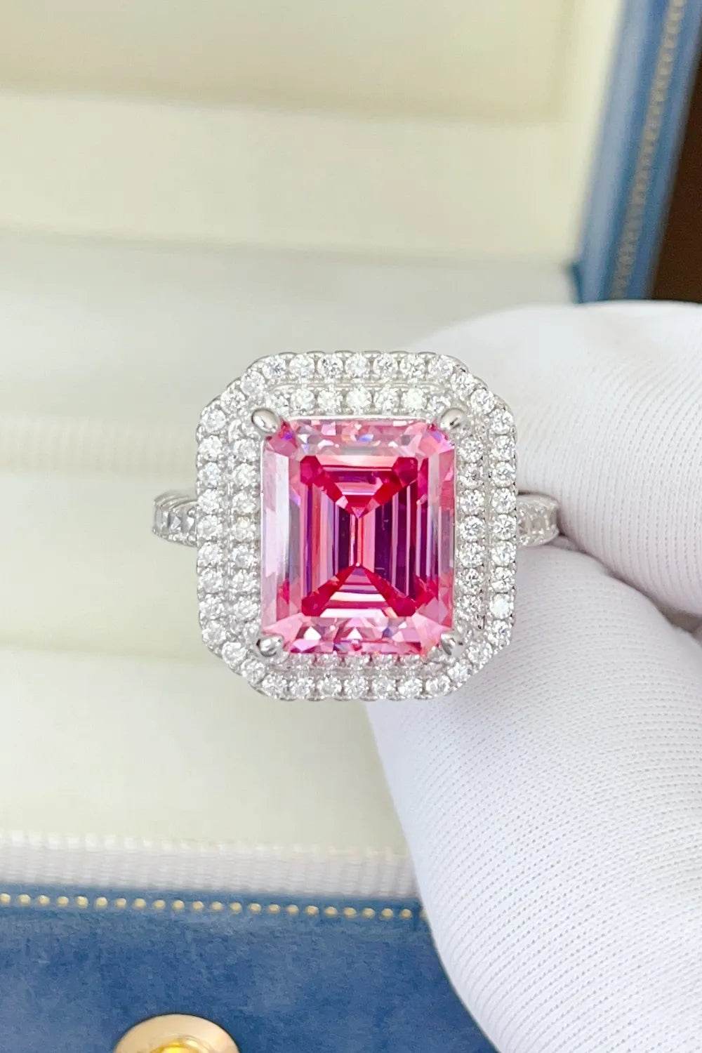 2 Carat Moissanite 925 Sterling Silver Ring - ELY VESSA LLC