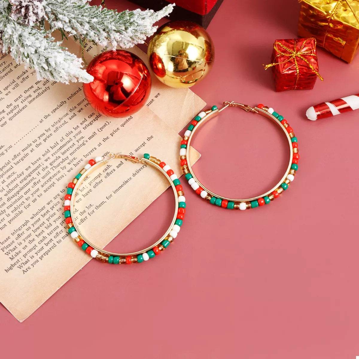 18K Gold-Plated Hoop Earrings - ELY VESSA LLC