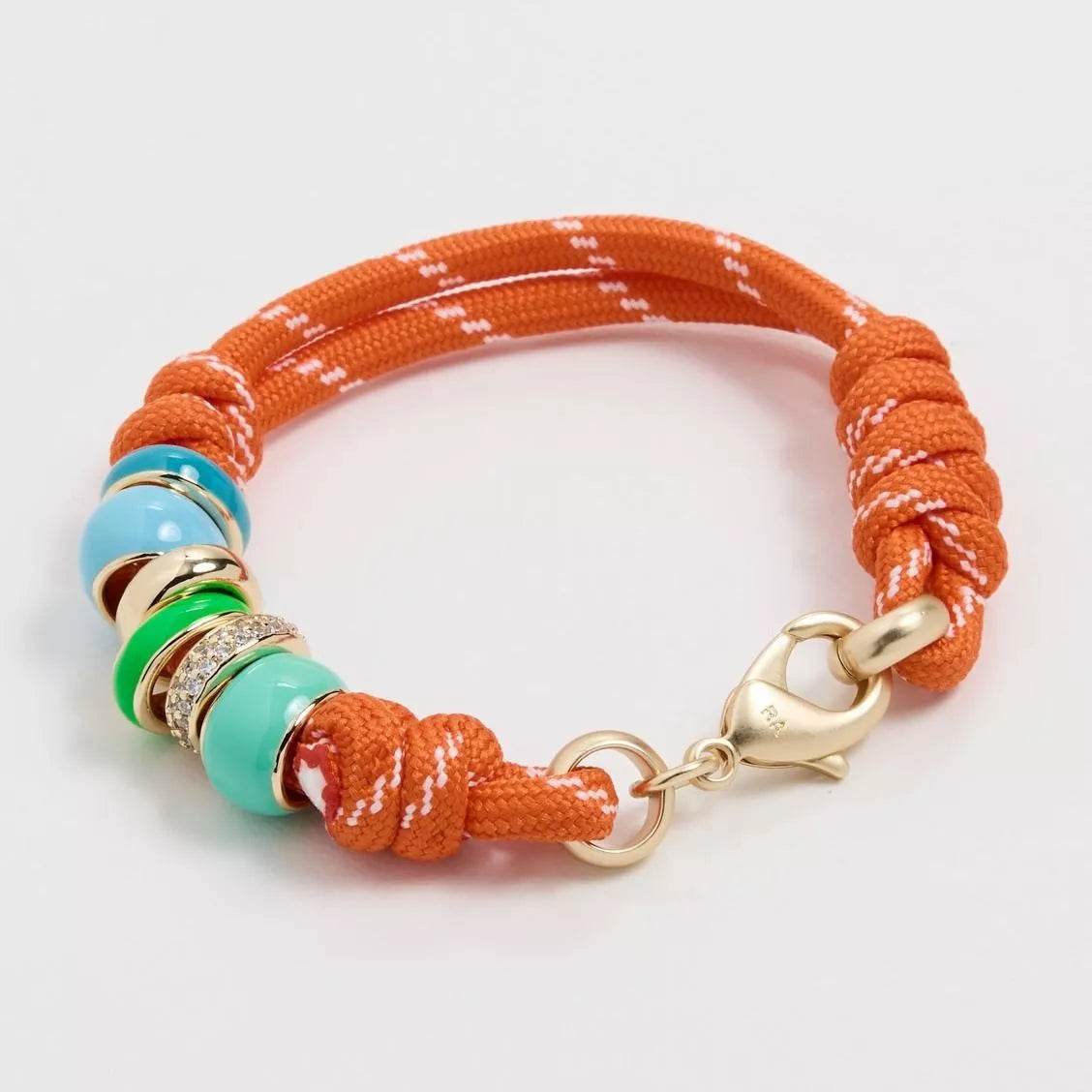 18K Gold-Plated Bead Rope Bracelet - ELY VESSA LLC