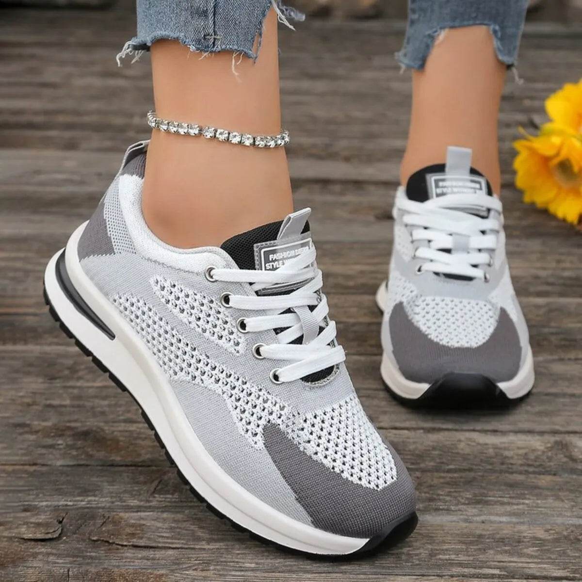 Lace Up Platform Athletic - ELY VESSA LLC