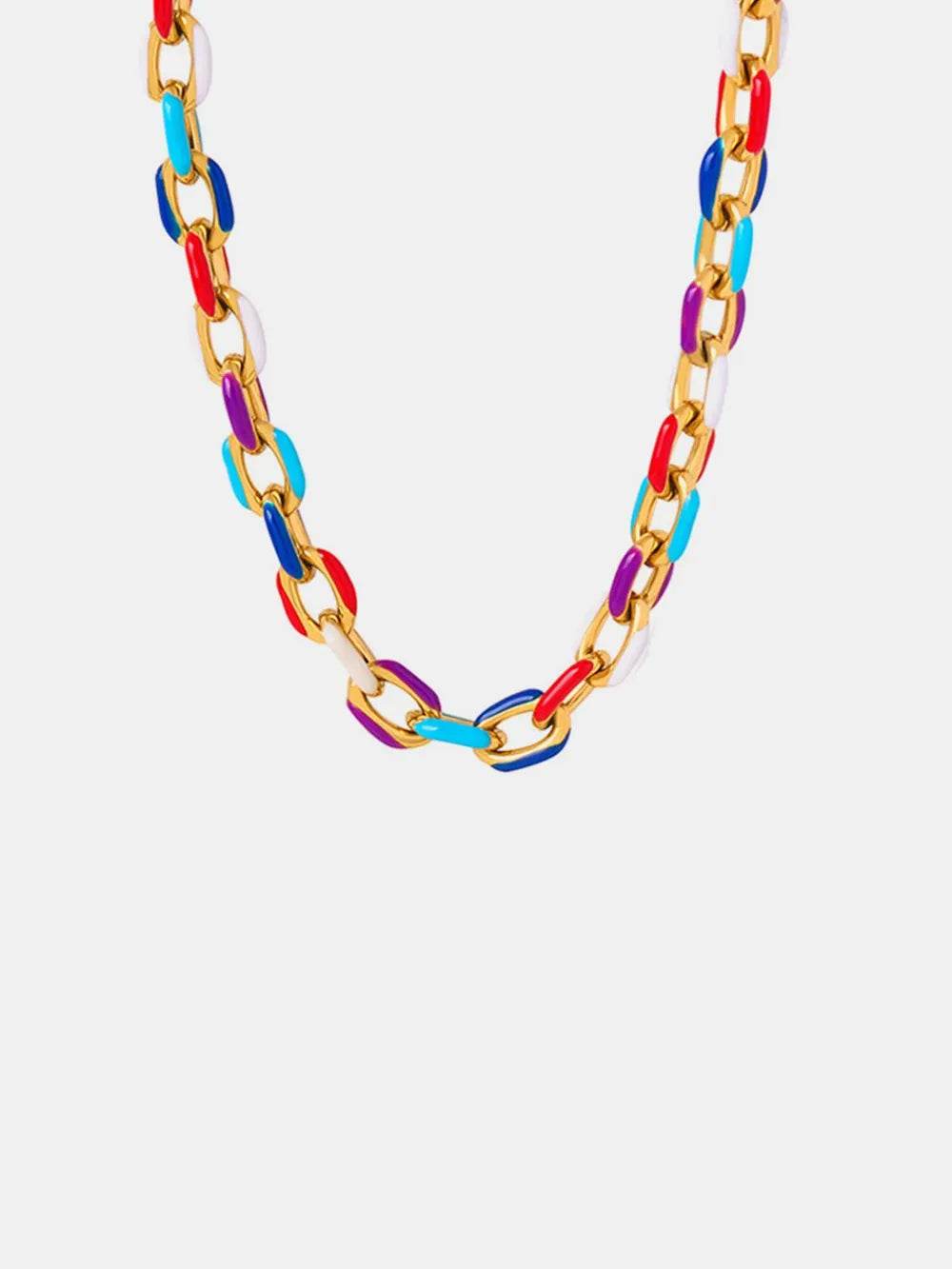 18K Gold-Plated Titanium Steel Necklace - ELY VESSA LLC