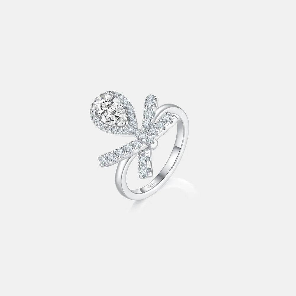 1 Carat Moissanite Zircon 925 Sterling Silver Ring - ELY VESSA LLC