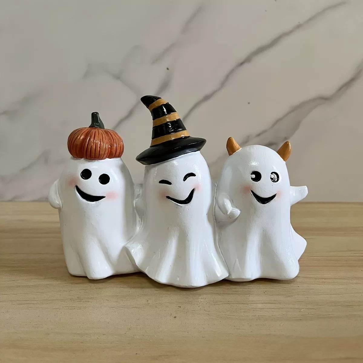 Halloween Ghost Trio Ornament - ELY VESSA LLC