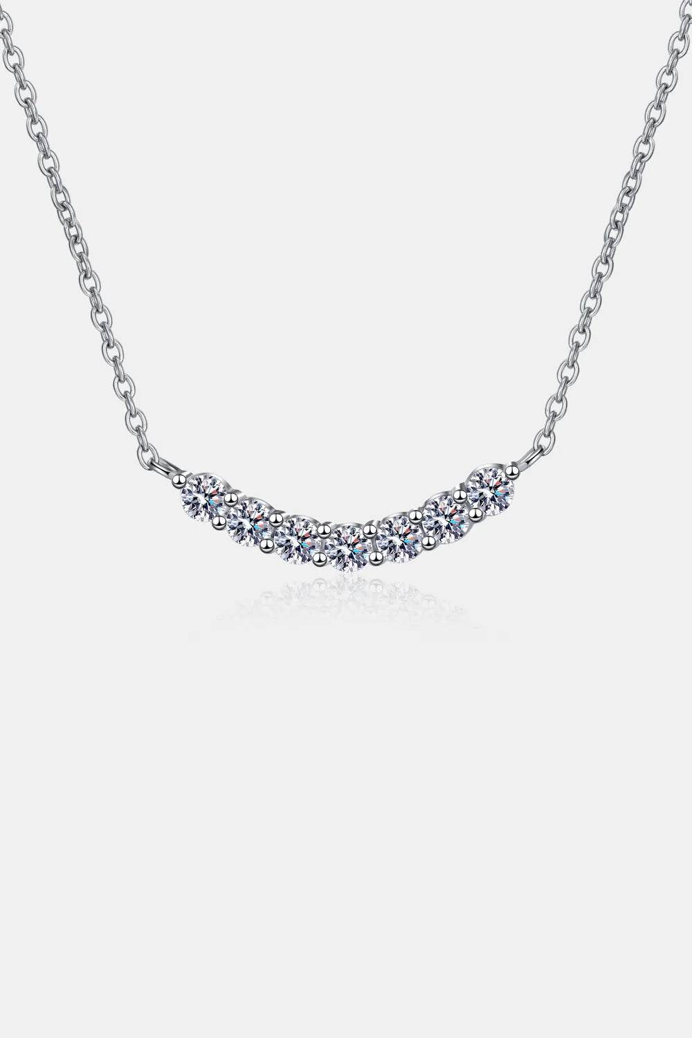 1.4 Carat Moissanite 925 Sterling Silver Necklace - ELY VESSA LLC