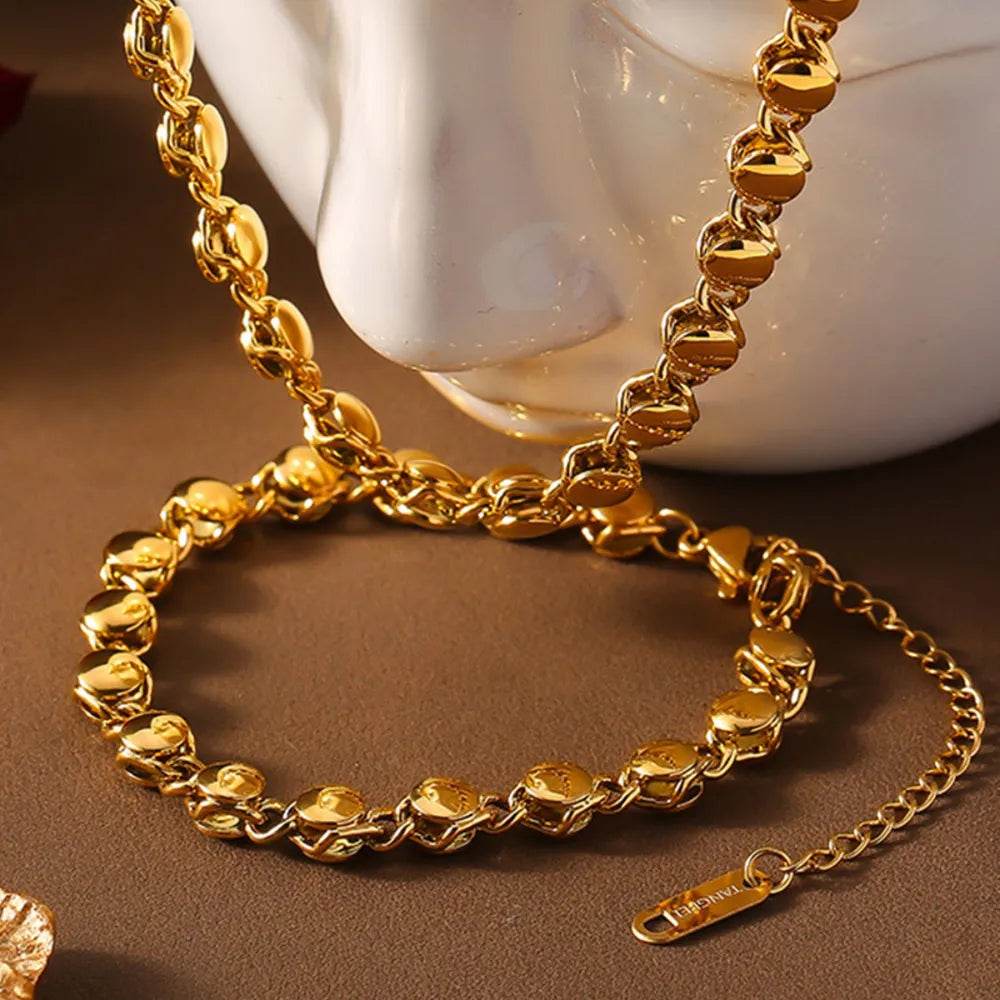 18K Gold-Plated Titanium Steel Bracelet - ELY VESSA LLC