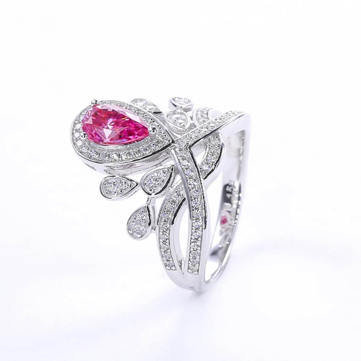 1 Carat Moissanite 925 Sterling Silver Ring - ELY VESSA LLC