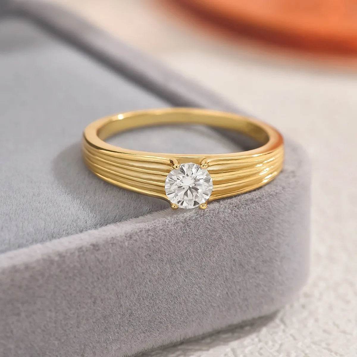 925 Sterling Silver Moissanite Ring - ELY VESSA LLC