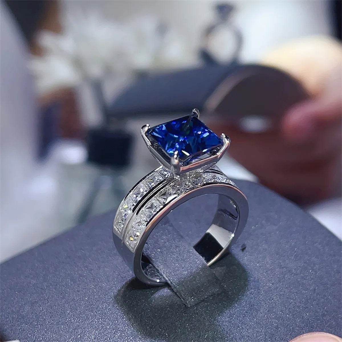 3 Carat Moissanite 925 Sterling Silver Ring - ELY VESSA LLC