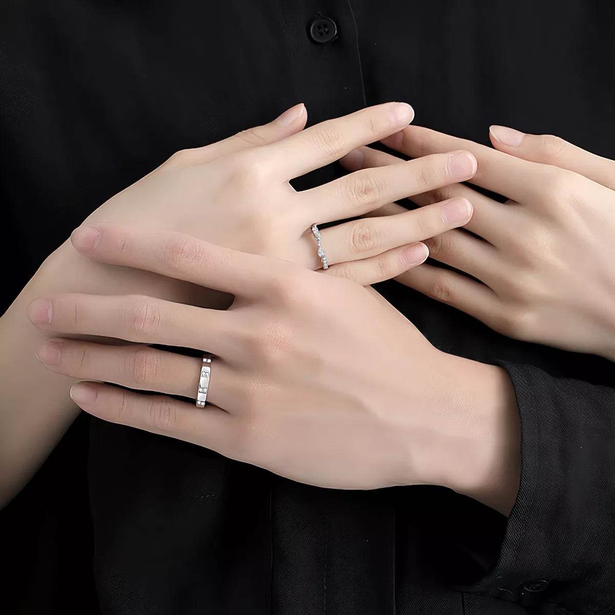 925 Sterling Silver Zircon Minimalist Ring - ELY VESSA LLC