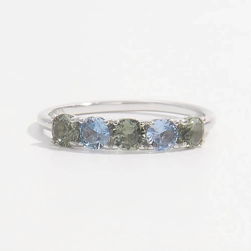 925 Sterling Silver Rhinestone Ring - ELY VESSA LLC