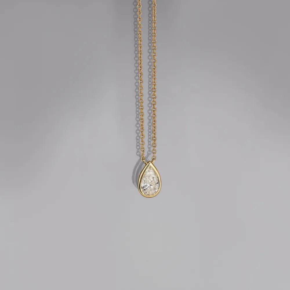 18K Gold-Plated Stainless Steel Pendant Necklace - ELY VESSA LLC