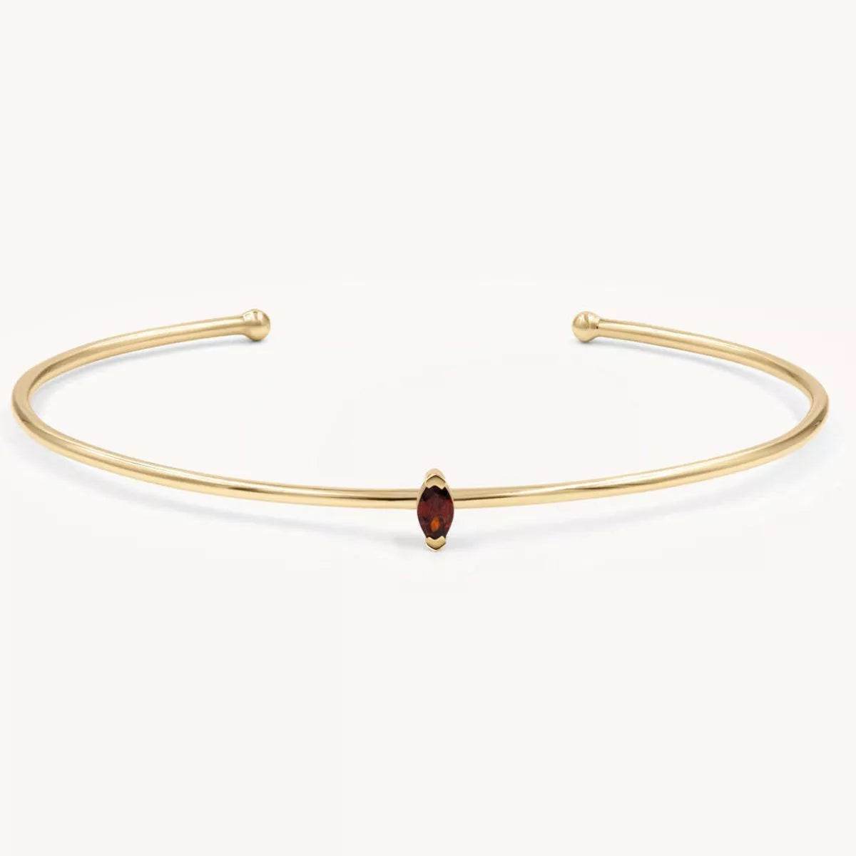 18K Gold-Plated Open Cuff Bracelet - ELY VESSA LLC