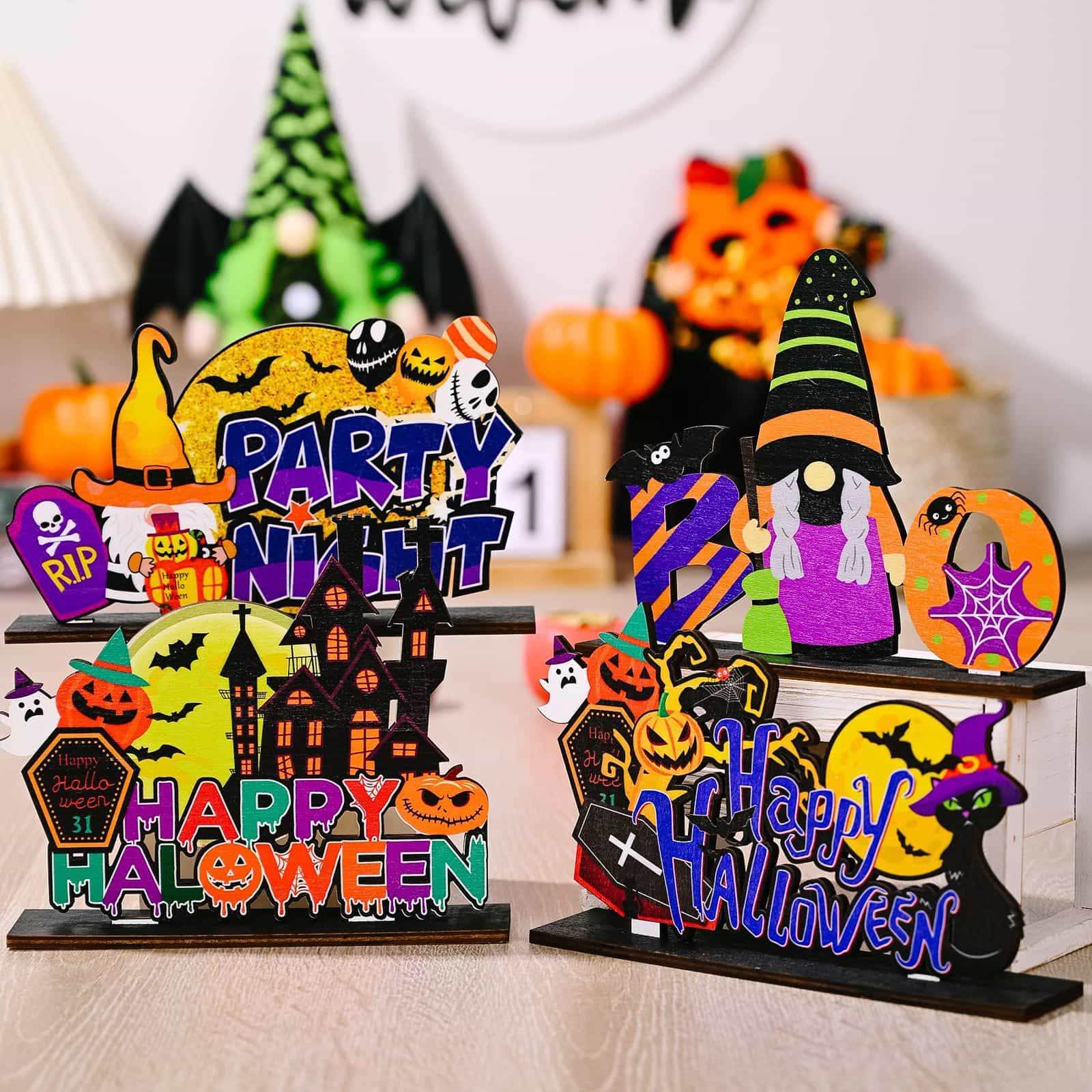 Assorted 2-Piece Halloween Element Ornaments - ELY VESSA LLC