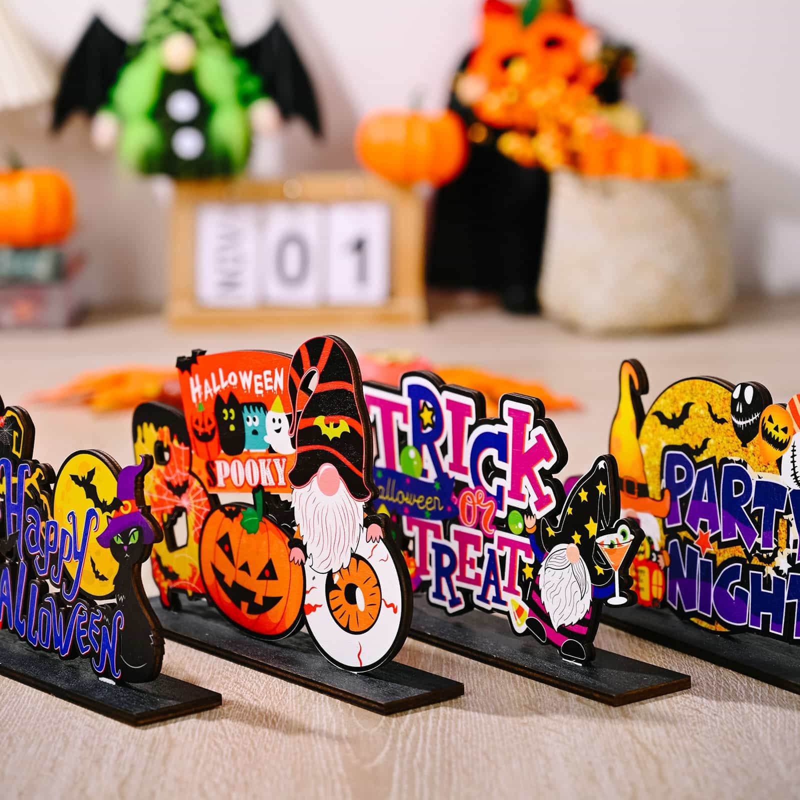 Assorted 2-Piece Halloween Element Ornaments - ELY VESSA LLC