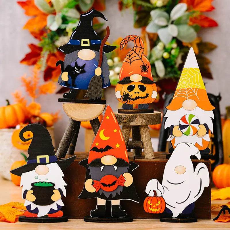 Assorted 2-Piece Halloween Element Ornaments - ELY VESSA LLC