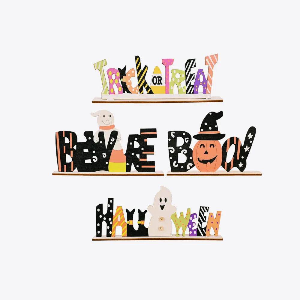 Assorted 2-Piece Halloween Element Ornaments - ELY VESSA LLC