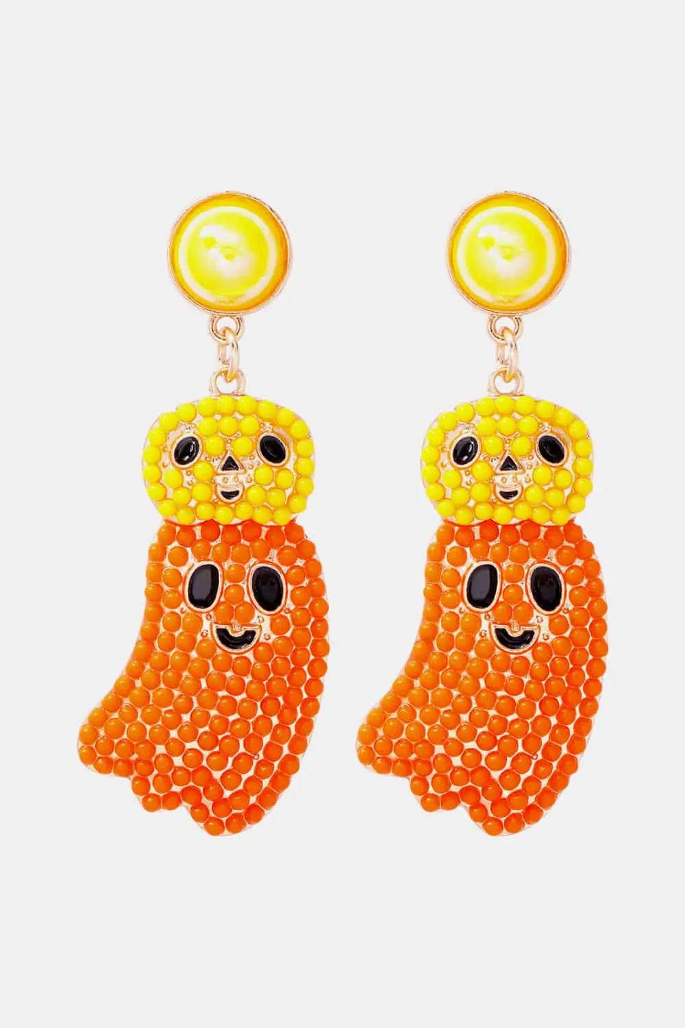 Halloween Ghost Shape Dangle Earrings - ELY VESSA LLC