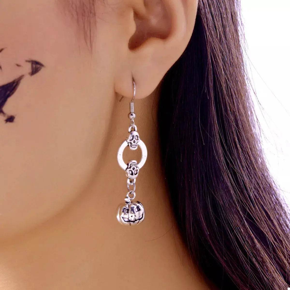 Halloween Pumpkin Dangle Earrings - ELY VESSA LLC