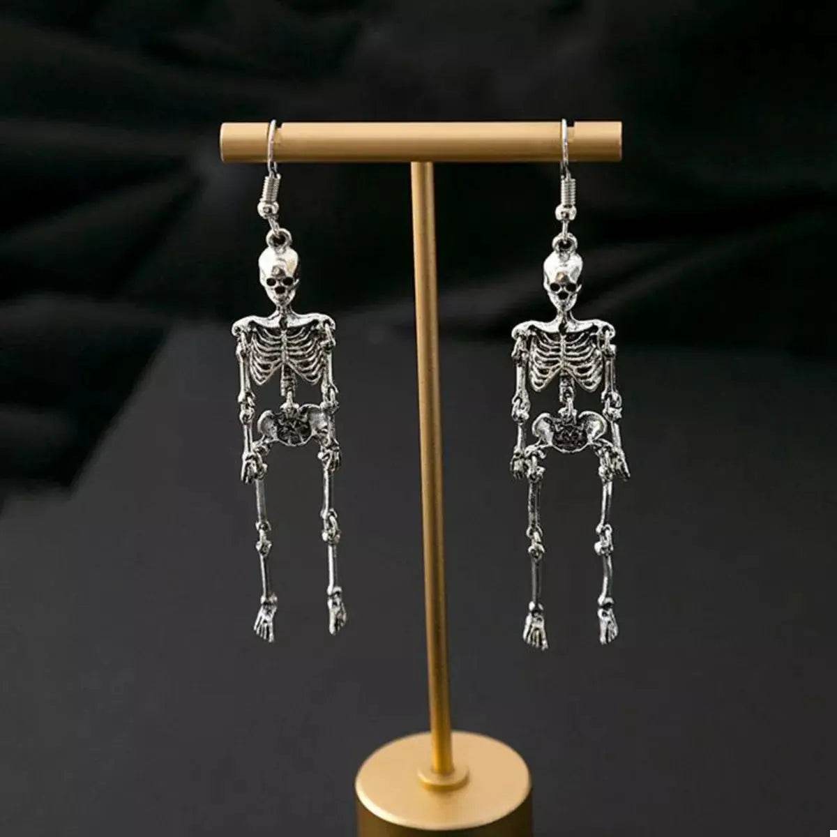 Halloween Skeleton Dangle Earrings - ELY VESSA LLC