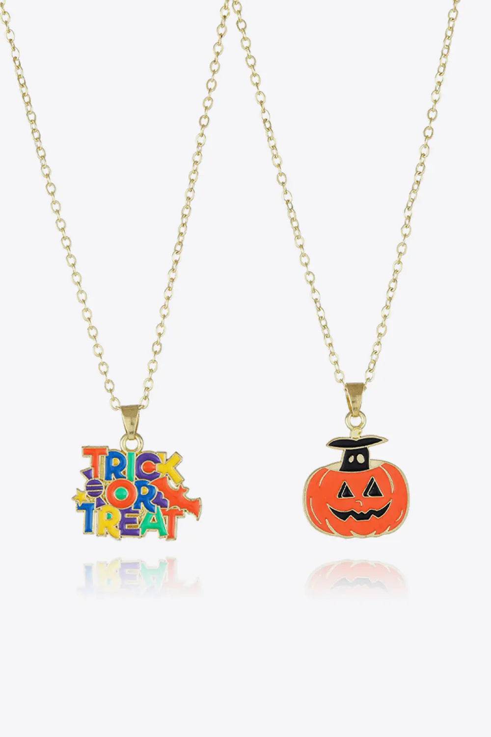 Two-Piece Halloween Theme Necklace Set - ELY VESSA LLC