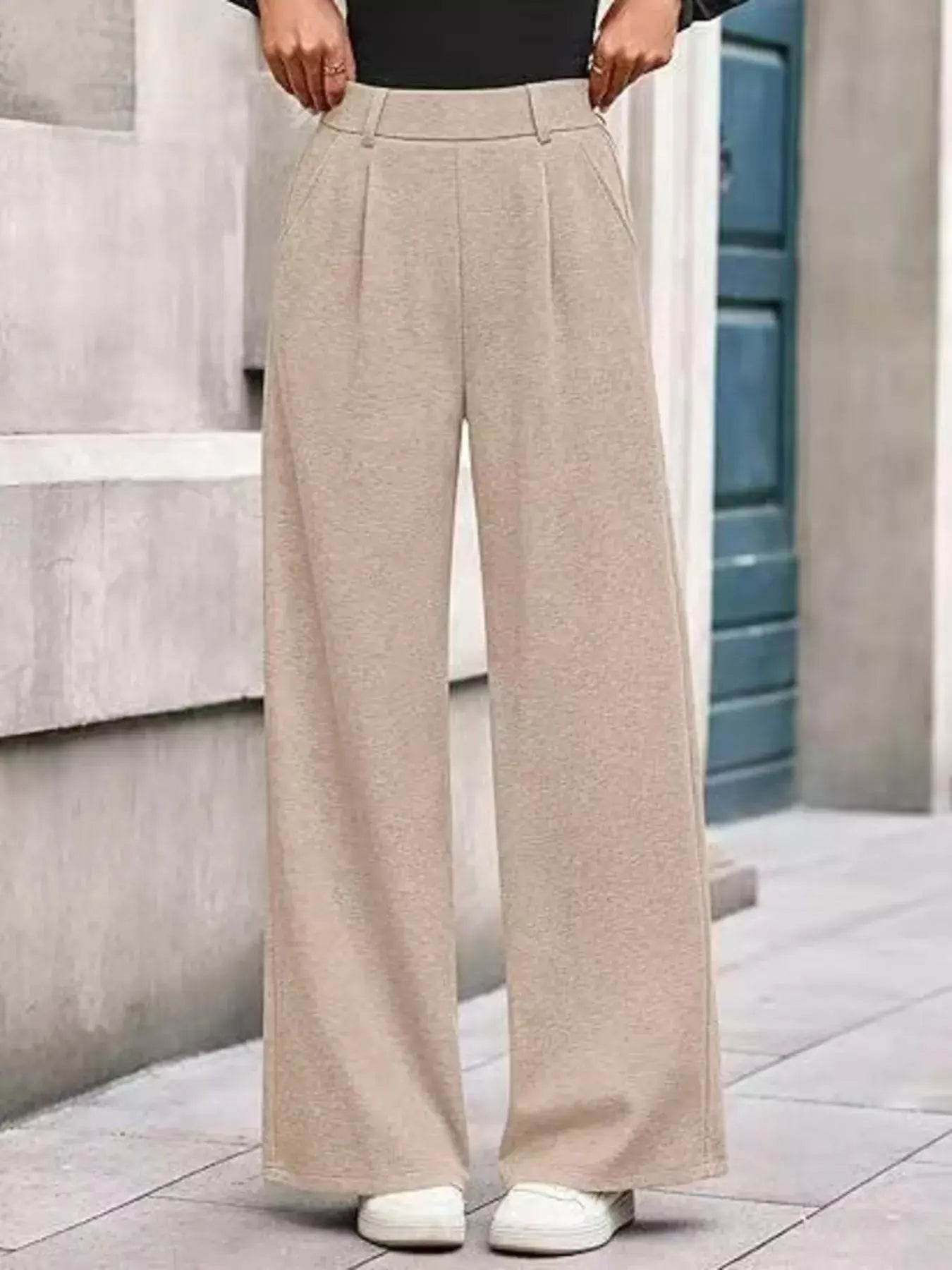 Wide-Leg Pants - ELY VESSA LLC