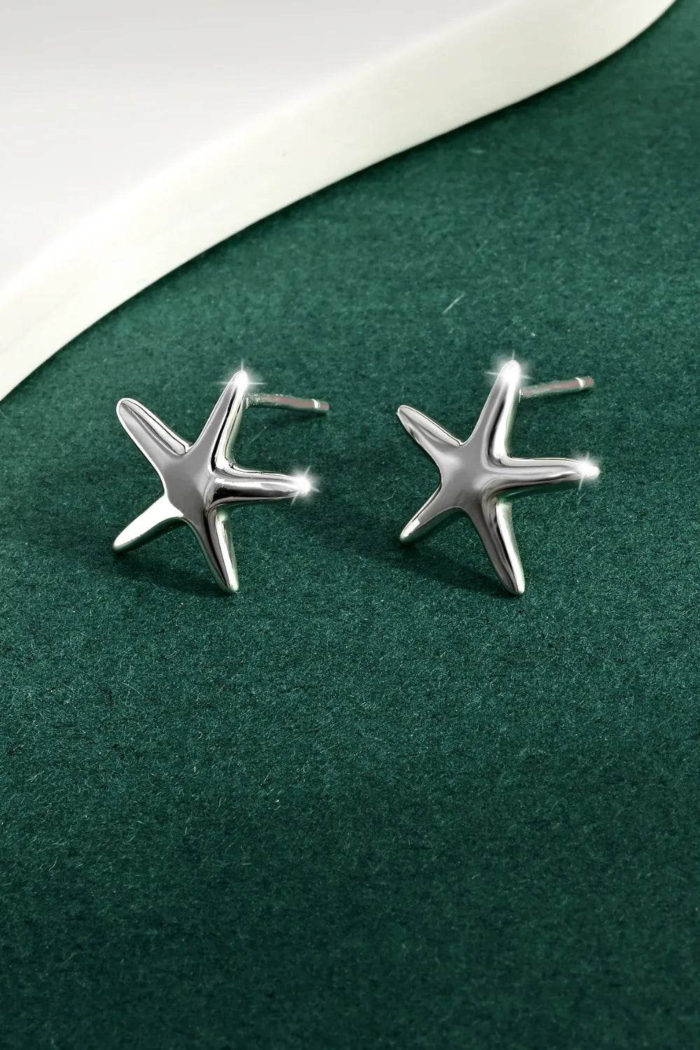 925 Sterling Silver Star Stud Earrings - ELY VESSA LLC