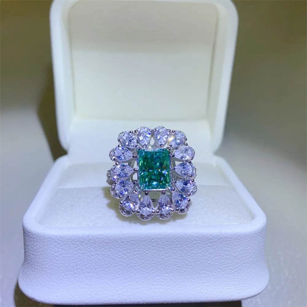3 Carat Moissanite 925 Sterling Silver Ring - ELY VESSA LLC