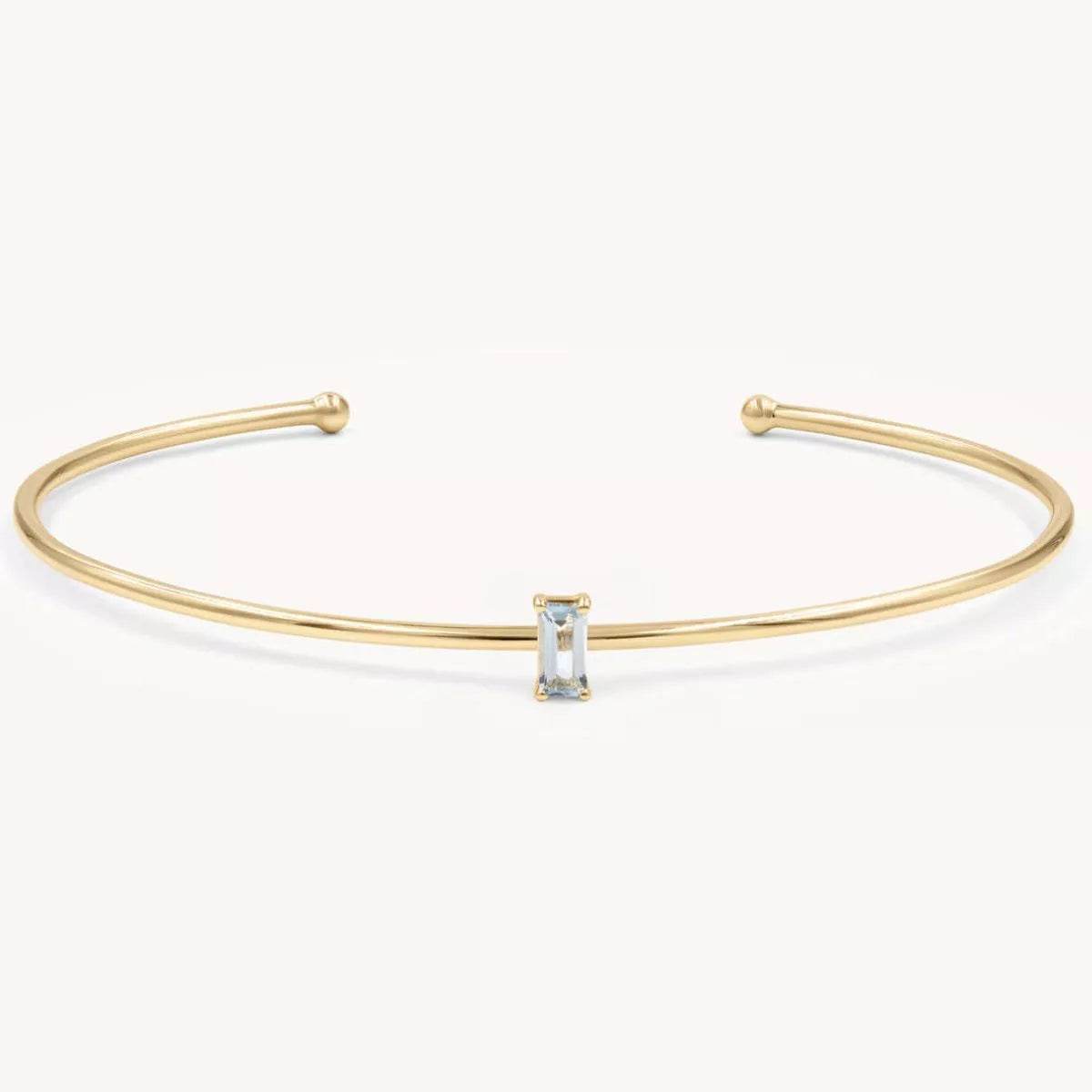 18K Gold-Plated Open Cuff Bracelet - ELY VESSA LLC