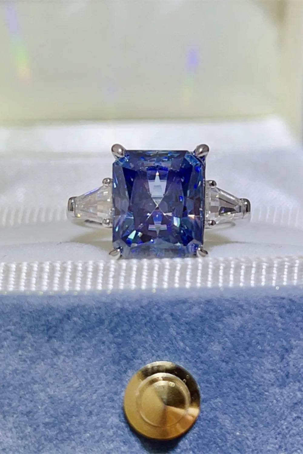 5 Carat Moissanite 925 Sterling Silver Ring - ELY VESSA LLC
